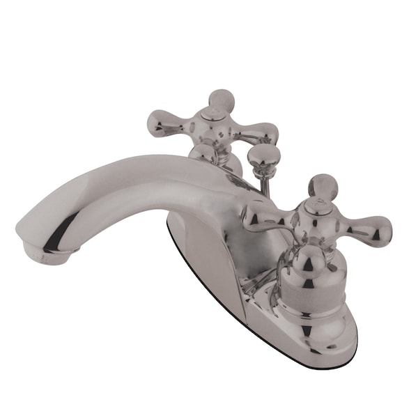 4" Centerset Bathroom Faucet, Brushed Nickel
